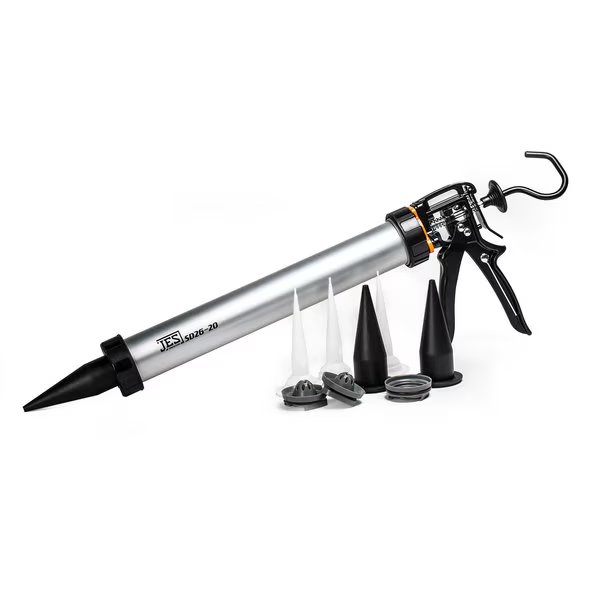 20 oz. 26:1 High-Thrust Sausage and Bulk Caulk Gun, Jes Innovations, Mfr#: SD26-20