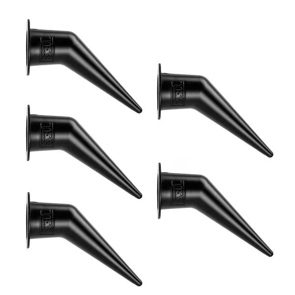 Angle Nozzle for Sausage and Bulk Caulk Guns, 5-pk, Jes Innovations, Mfr#: SD-ANGLENOZZLE-5PK