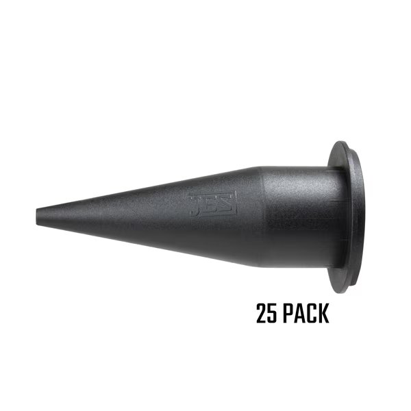 Cone Nozzle for Sausage and Bulk Caulk Guns, 25-pk, Jes Innovations, Mfr#: SD-BCNOZZLE-25PK