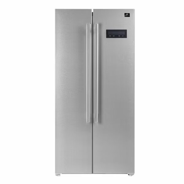 Salerno 33In. Side-by-Side Stainless Steel Refrigerator, Forno, Mfr#: FFRBI1805-33SB