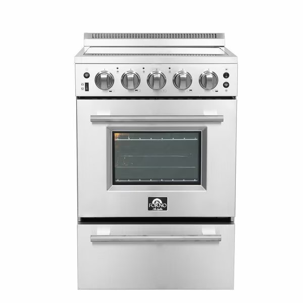 Loiano 24In. Freestanding Electric Range, 4 elements, Forno, Mfr#: FFSEL6069-24