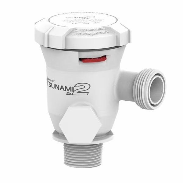 Attwood Tsunami Mk2 T1200 Aerator, 12V, 1 in. NPT Inlet, Attwood Marine, Mfr#: 5663-4