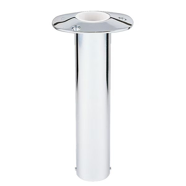 0 Degree Ss Flush Mount Rod Holder Medium 2" Od, Lees Tackle, Mfr#: RH527VS
