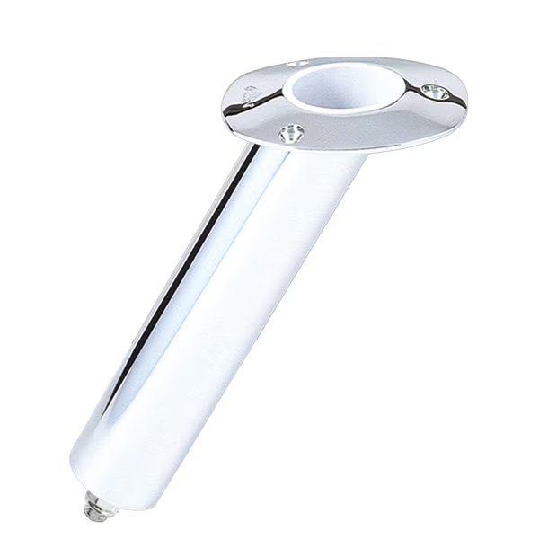 30 Degree Ss Flush Mount Swivel Base Rod Holder 2"X6.5", Lees Tackle, Mfr#: RH5165