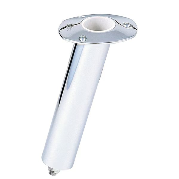 15 Degree Ss Flush Mount Swivel Base Rod Holder 2"X6.5", Lees Tackle, Mfr#: RH5169H