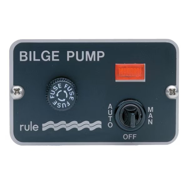 Deluxe 3-Way Panel Lighted Switch, Rule, Mfr#: 41