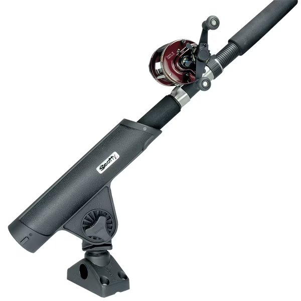 Rodmaster II Rod Holder w/241 Deck/Side Mount - Black, Scotty, Mfr#: 350