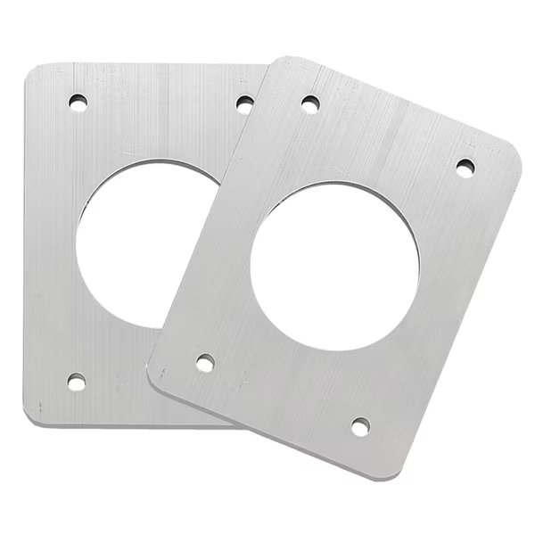 Backing Plates f/Grand Slam Outriggers - Anodized Aluminum, Taco Marine, Mfr#: BP-150BSY-320-1