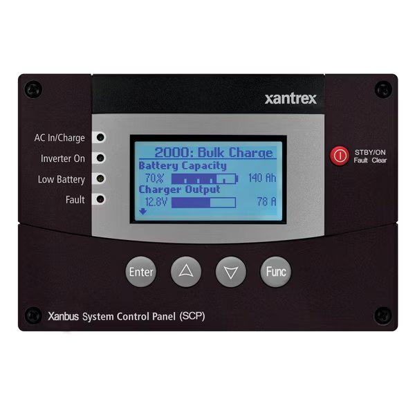 Xanbus System Control Panel (SCP) f/Freedom SW2012/3012, Xantrex, Mfr#: 809-0921
