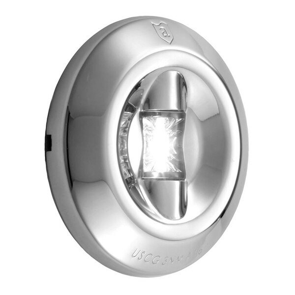 LED 3-Mile Transom Light - Round, Attwood Marine, Mfr#: 6556-7