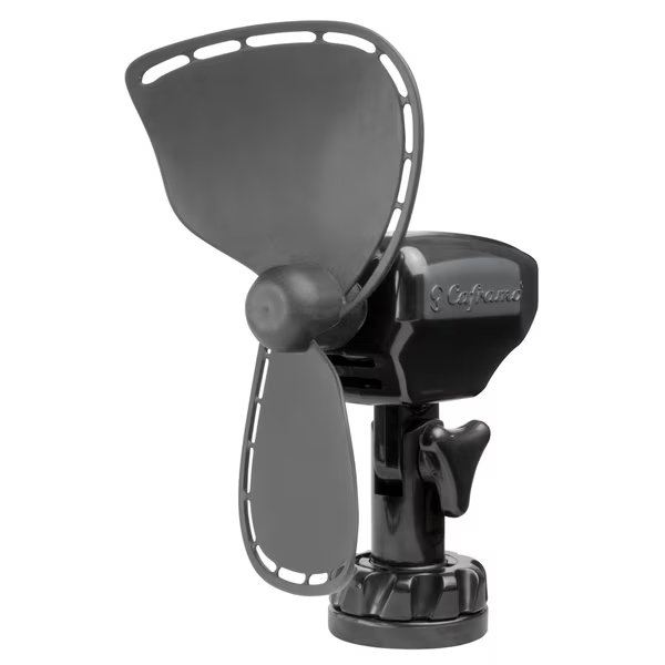 Ultimate 757 12V 2-Speed 7" Fan - Direct Wire - Black, Caframo, Mfr#: 757DCBBX