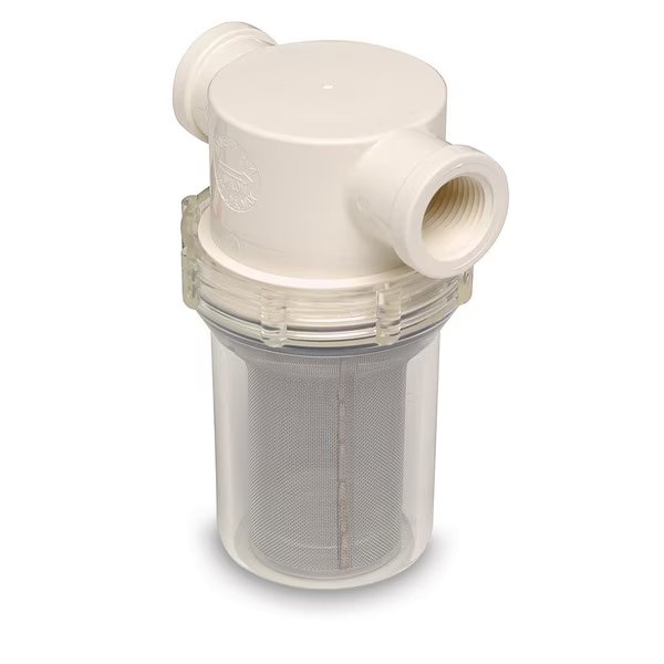 1/2" Raw Water Strainer - 50 Mesh Screen, Shurflo, Mfr#: 253-120-01