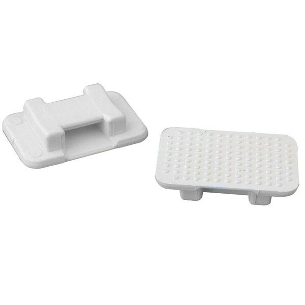 AT-5 Large White Nylon Tie Mount, 500PK, Weld Mount, Mfr#: 805500
