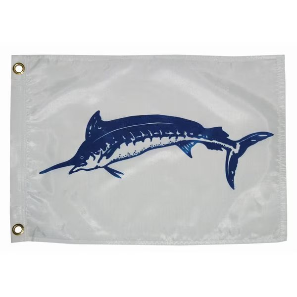 12" x 18"  Blue Marlin Flag, Taylor Made, Mfr#: 2918
