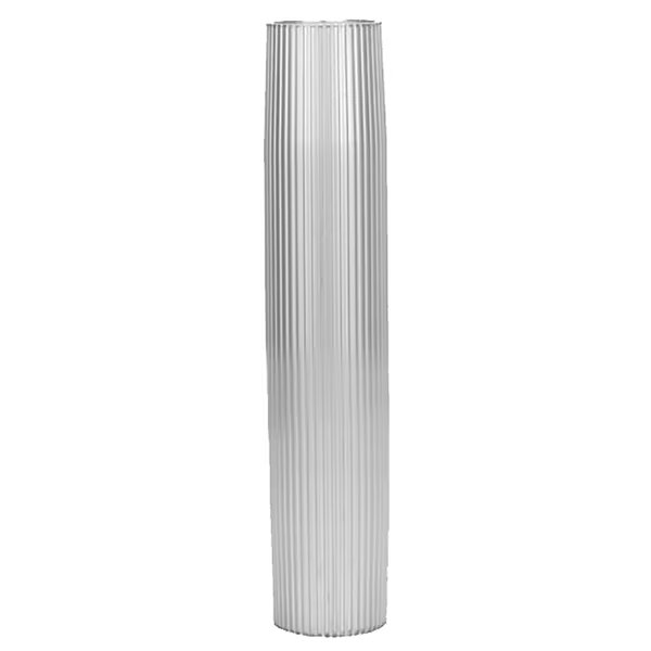 Aluminum Ribbed Table Pedestal - 2-3/8" O.D. - 30-3/4" Length, Taco Marine, Mfr#: Z60-7288VEL30.75-2