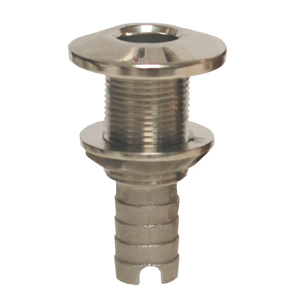 Stainless Steel Hose Barb Thru-Hull Fitting - 1/2", Groco, Mfr#: HTH-500-S