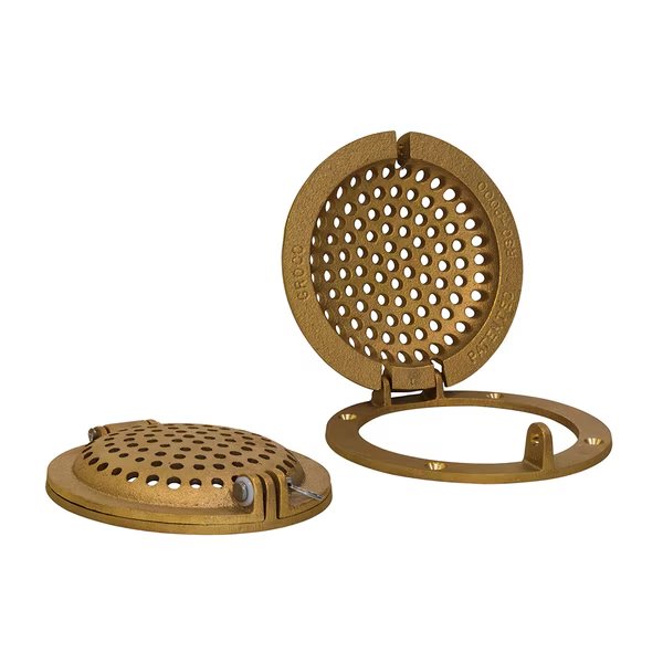 Bronze Round Hull Strainer w/Access Door f/Up To 1" Thru-Hull, Groco, Mfr#: RSC-1000