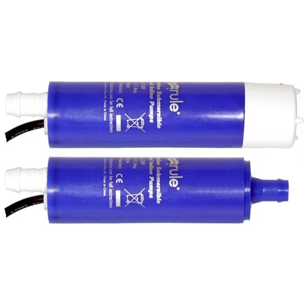 Il200 Plus In-Line Submersible Pump 24V 2.8 Gpm, Rule, Mfr#: IL200P-24