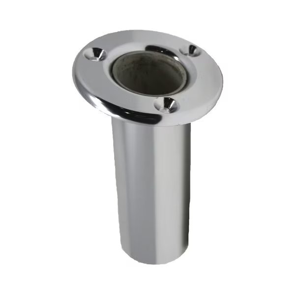 TACO Flush Mount Rod Holder 10&deg; - Deluxe Anodized Finish, Taco Marine, Mfr#: F31-0702BXY