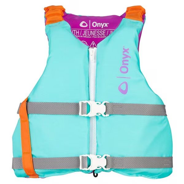 Onyx Youth Universal Paddle Vest - Aqua, Onyx Outdoor, Mfr#: 121900-505-002-21