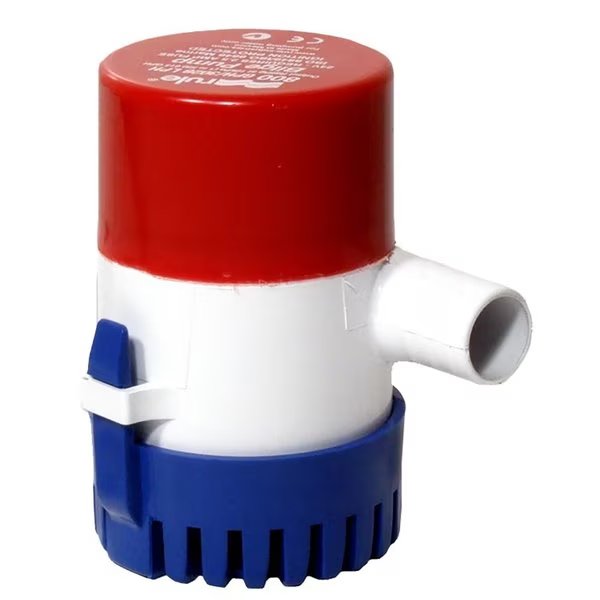 800 GPH Legacy Shower Drain Replacement Pump - 12V - Fits 97A & 98A Shower Drain Boxes, Rule, Mfr#: 20RSB