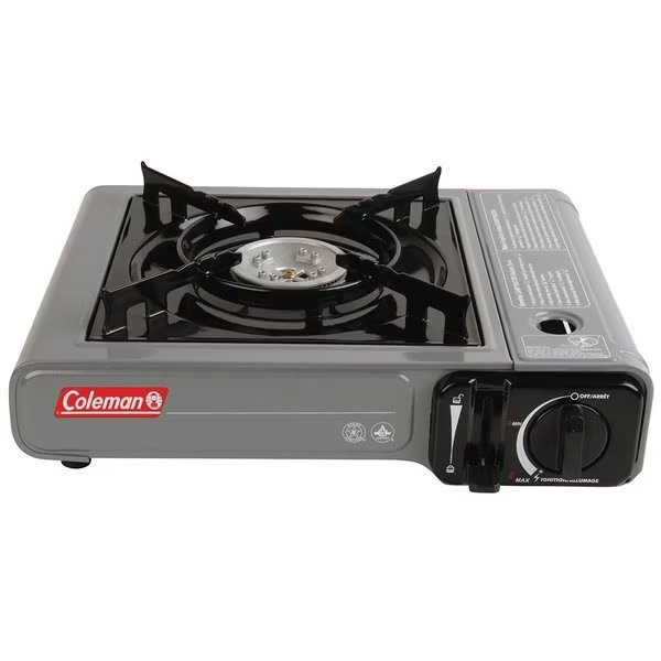 Table Top 1 Burner Butane Camping Stove - Grey, Coleman, Mfr#: 2000037885