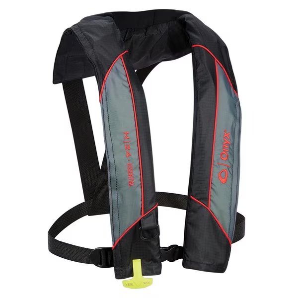 Onyx M-24 Essential Manual Inflatable Life Jacket, Red, Adult Universal, Onyx Outdoor, Mfr#: 131200-100-004-23