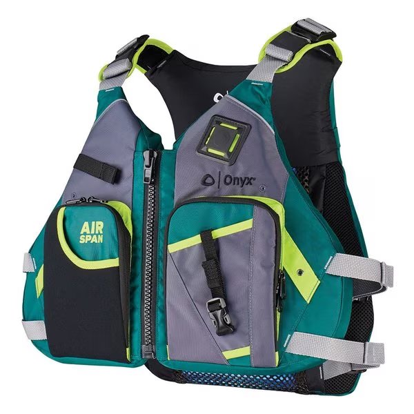 Onyx Airspan Angler Life Jacket - M/L - Green, Onyx Outdoor, Mfr#: 123200-400-040-23