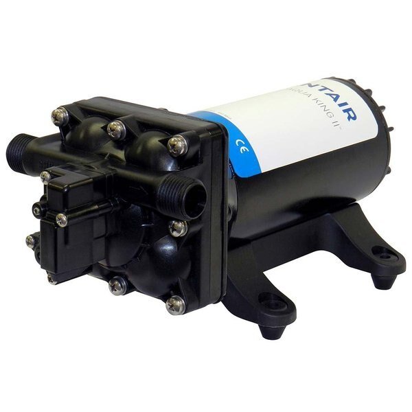 King II Premium 4.0 24VDC 4.0GPM 55PSI Fresh Water Pressure Pump w/Strainer, Shurflo, Mfr#: 4148-163-E75