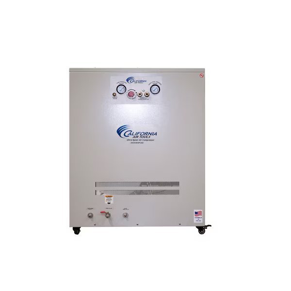 UltraQuiet, OilFree 4HP 20Gal AirComp. w/AirDryingSyst, SoundPrfCabinet, California Air Tools, Mfr#: CAT-20040DSPCAD