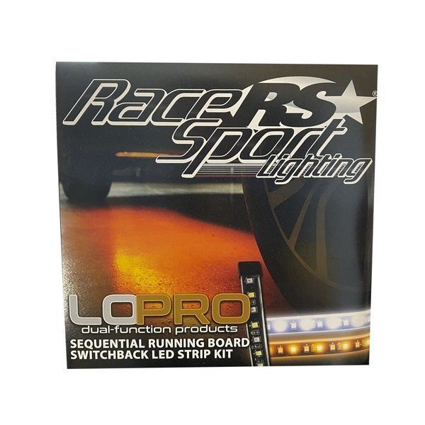 (2) Lopro 48In Sequential Running Board Switchback Led Strips, Race Sport, Mfr#: RSSBKIT48