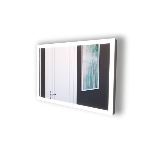Smart Angelina 48 x 30 LED Smart Mirror with Voice Commands, Castello Usa, Mfr#: CB-SM432-48-30