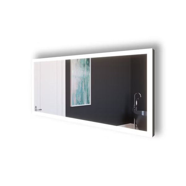 Smart Angelina 72 x 30 LED Smart Mirror with Voice Commands, Castello Usa, Mfr#: CB-SM432-72-30
