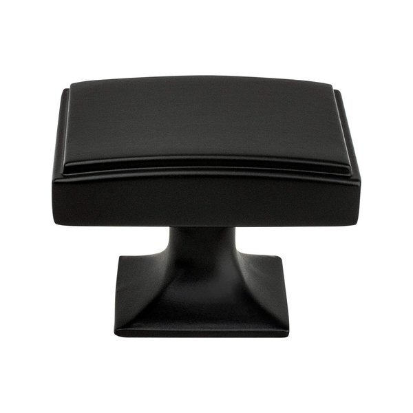 Hearthstone Matte Black Knob, Berenson, Mfr#: 4086-1055-P
