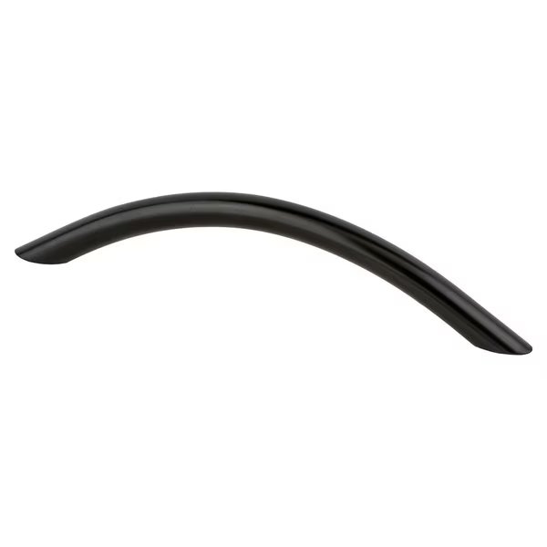 Contemporary Advantage Three 128mm CC Matte Black Arch Pull, Berenson, Mfr#: 4137-2055-P