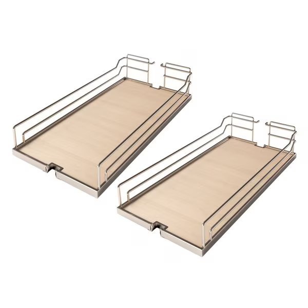 Dispensa Trays 14W Champagne/Maple 2500050103, 2PK, Kessebohmer, Mfr#: 2500050103