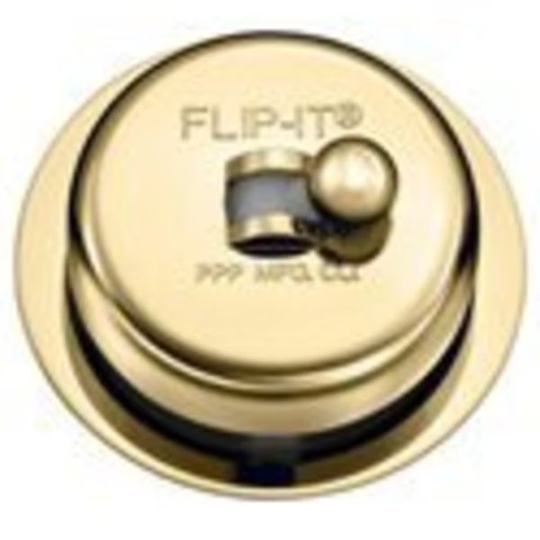 Polished Brass Tub Stopper, Polished Brass Tub Stopper, Flip-It, Mfr#: 20-150
