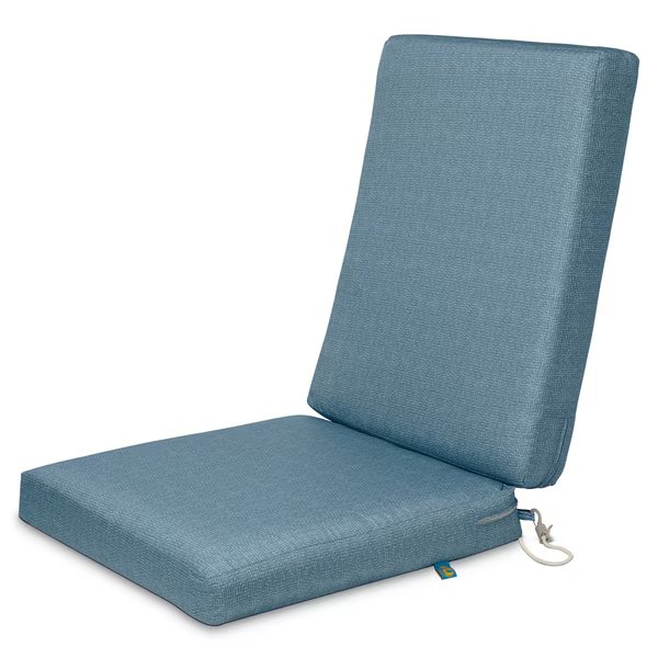 Weekend 44" x 20" x 3" Dining Chair Cushions, Blue Shadow, Classic Accessories, Mfr#: CBSCH44203