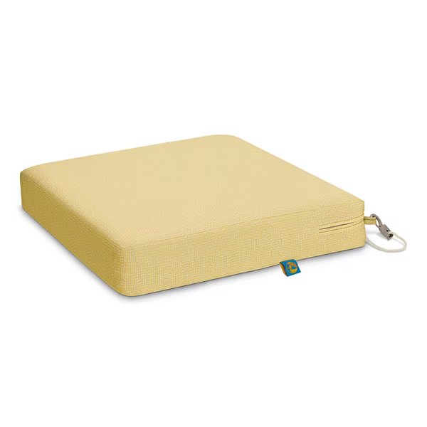 Weekend 21" x 21" x 3" Dining Seat Cushion, Straw, Classic Accessories, Mfr#: CSWCH21213