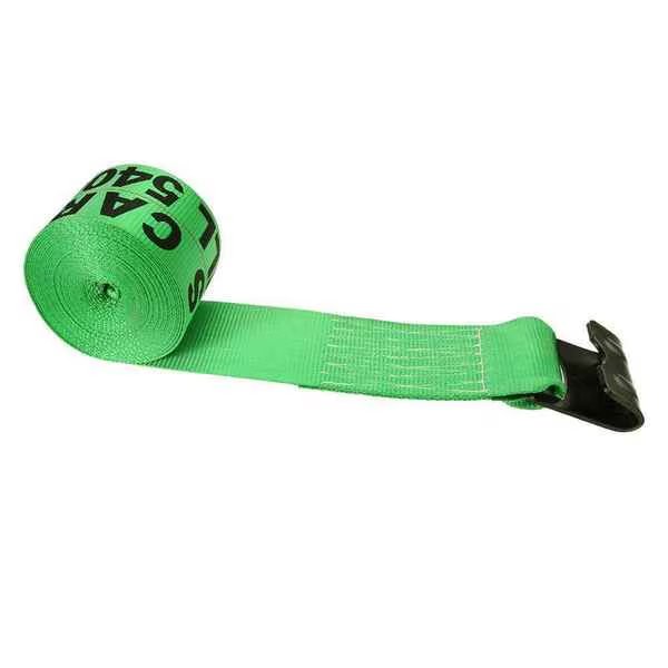3" x 40' Winch Strap with Flat Hook, 340FH-GRN, Us Cargo Control, Mfr#: 340FH-GRN