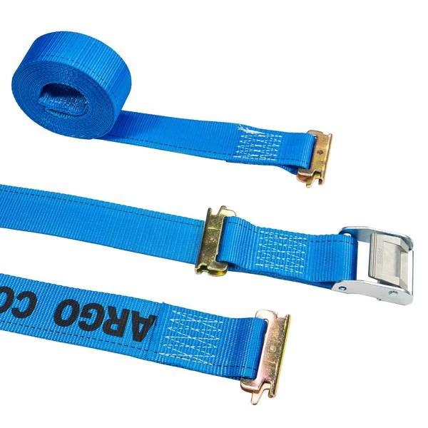 2" x 20' Blue E-Track Cam Buckle Strap w/ Double-Fitted End, Us Cargo Control, Mfr#: C320SEFCLE-BLU