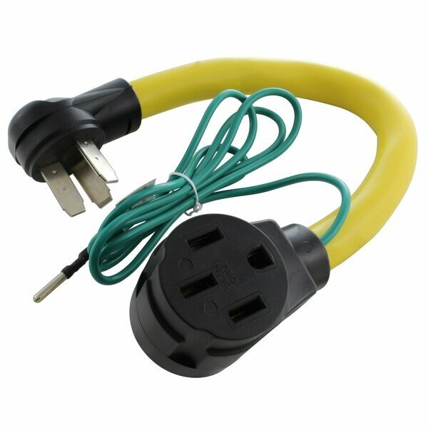 1.5FT 3-Prong 50A Old Range/Welder Outlet-NEMA 14-50R EV/RV 50A 125/250V, Ac Works, Mfr#: RV10501450-018
