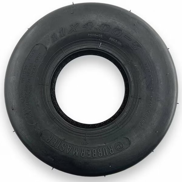 11x4.00-5 Turf 4 Ply Tubeless Low Speed Tire, Rubbermaster, Mfr#: 450051