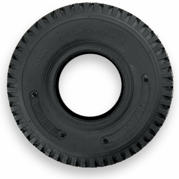4.10/3.50-5 Stud 4 Ply Tubeless Low Speed Tire, Rubbermaster, Mfr#: 450061