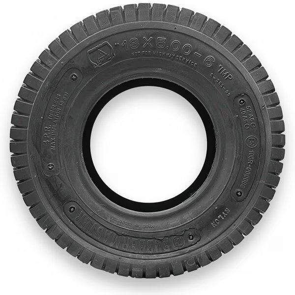 13x5.00-6 Turf 4 Ply Tubeless Low Speed Tire, Rubbermaster, Mfr#: 450140