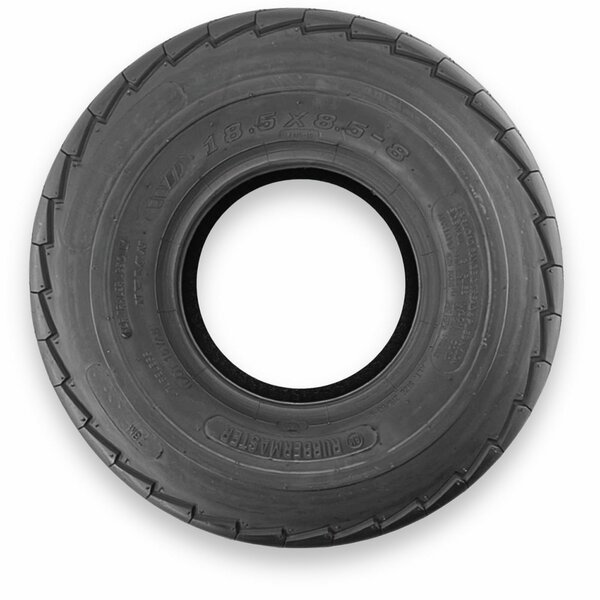 18.5x8.50-8 Highway Rib 4 Ply Tubeless High Speed Trailer Tire, Rubbermaster, Mfr#: 489000