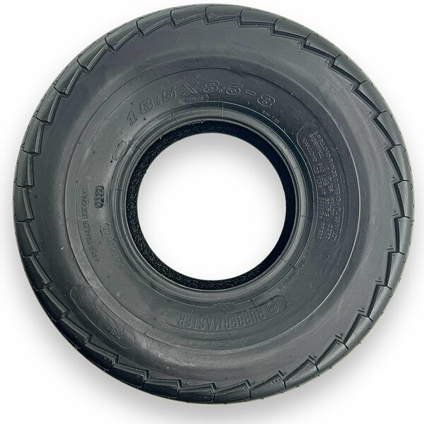 18.5x8.50-8 Highway Rib 6 Ply Tubeless High Speed Trailer Tire, Rubbermaster, Mfr#: 489020