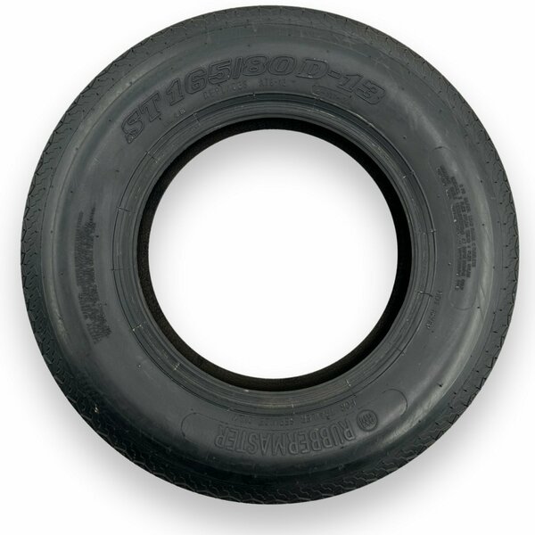 A78-13 ST165/80D13 Highway Rib 6 Ply Tubeless High Speed Trailer Tire, Rubbermaster, Mfr#: 489200