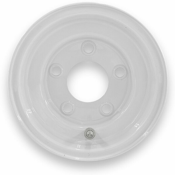 SteelMaster 8x5.375 5 on 4.5 Bolt Stamped Trailer Wheel, Steel Master, Mfr#: 600477