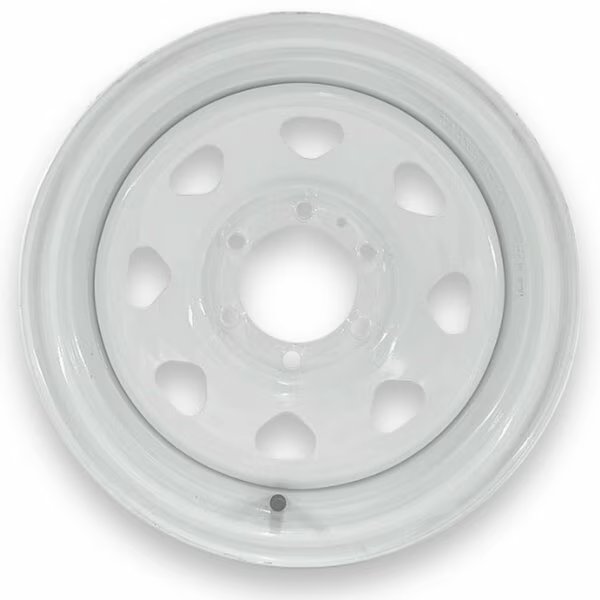 SteelMaster 16x6 6 on 5.5 Bolt Eight Spoke Trailer Wheel, Steel Master, Mfr#: 600795